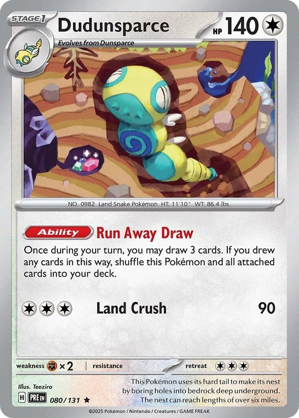 Dudunsparce [080/131] [Prismatic Evolutions] Holofoil