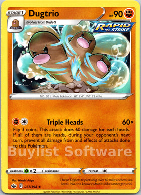 Dugtrio [077/198] [Chilling Reign]