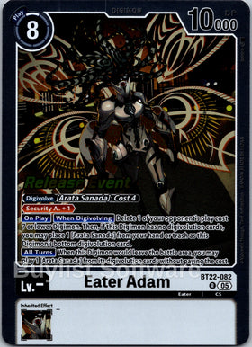 Eater Adam [BT22-082] [Cyber Eden Release Event Cards] Foil