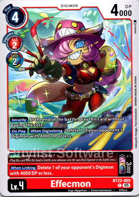 Effecmon [BT22-009] [Cyber Eden]