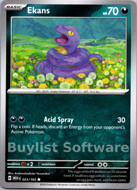 Ekans [023/165] [Scarlet & Violet 151]