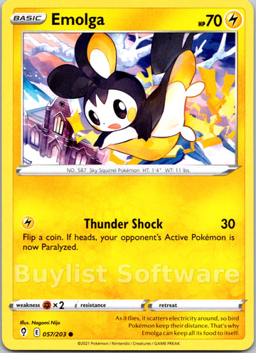 Emolga [057/203] [Evolving Skies]