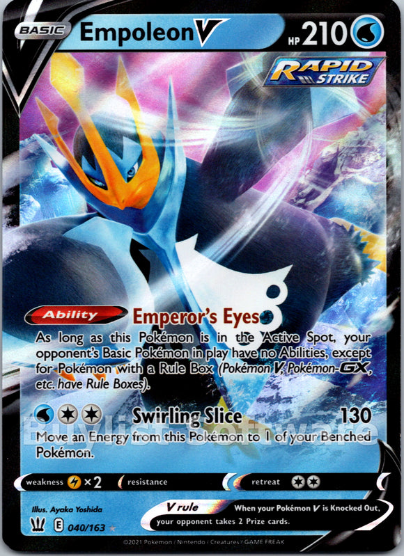 Empoleon V [040/163] [Battle Styles] Holofoil