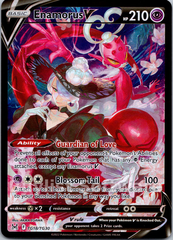 Enamorus V [TG18/TG30] [Lost Origin Trainer Gallery] Holofoil