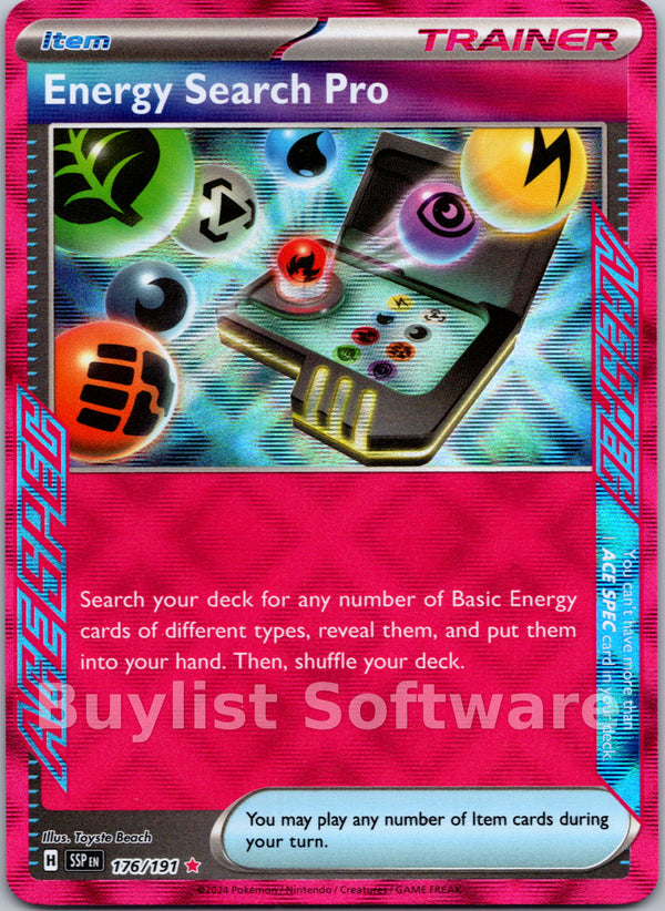 Energy Search Pro [176/191] [Surging Sparks] Holofoil