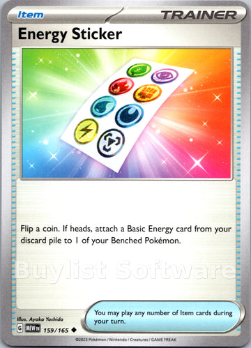 Energy Sticker [159/165] [Scarlet & Violet 151]