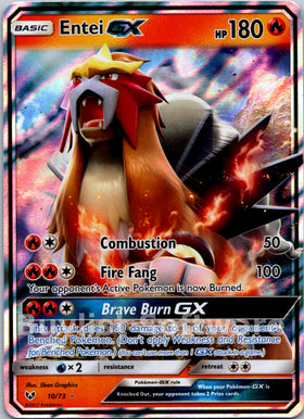 Entei GX [10/73] [Shining Legends] Holofoil