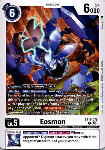 Eosmon [BT17-075] [Secret Crisis]