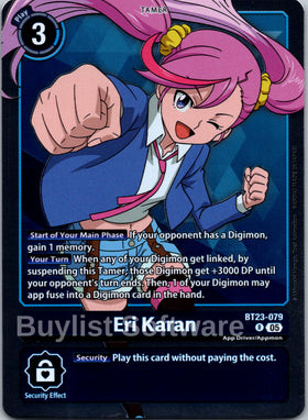 Eri Karan [BT23-079] [Hackers' Slumber] Foil