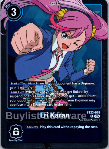 Eri Karan [BT23-079 R] [Hackers' Slumber] Foil
