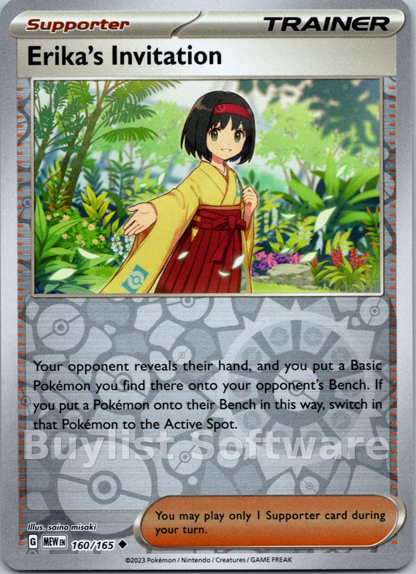 Erika's Invitation [160/165] [Scarlet & Violet 151] Reverse Holofoil