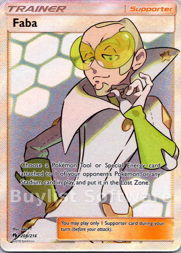 Faba [208/214] [Lost Thunder] Holofoil