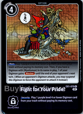 Fight for Your Pride! [EX1-070] [Classic Collection] Foil