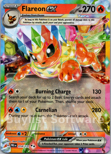 Flareon ex [014/131] [Prismatic Evolutions] Holofoil