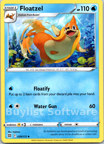Floatzel [039/172] [Brilliant Stars]