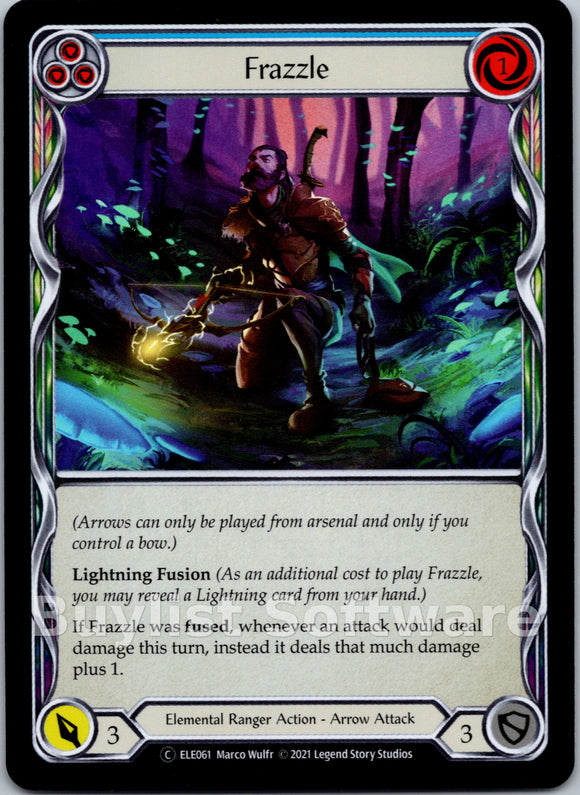 Frazzle (Blue) [ELE061] [Tales of Aria] Unlimited Edition Rainbow Foil