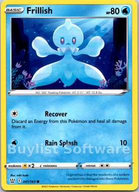 Frillish [041/163] [Battle Styles]