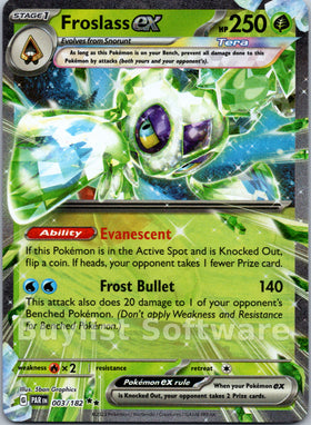 Froslass ex [003/182] [Paradox Rift] Holofoil