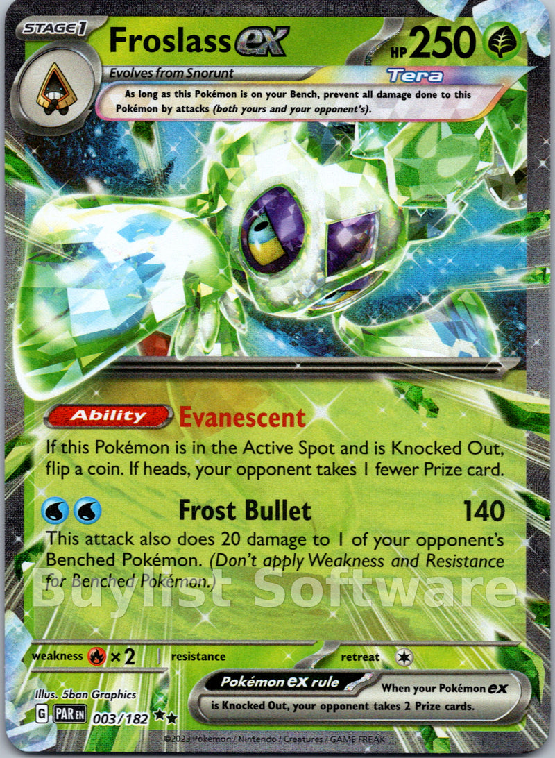 Froslass ex [003/182] [Paradox Rift] Holofoil
