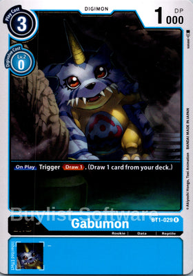 Gabumon - BT1-029 [BT1-029] [Release Special Booster 1.0]