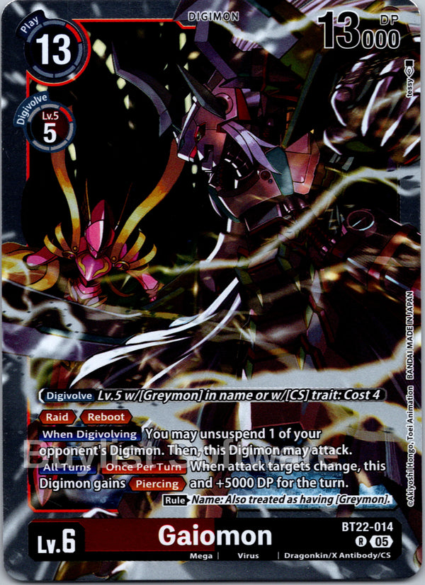 Gaiomon [BT22-014] [Cyber Eden] Foil