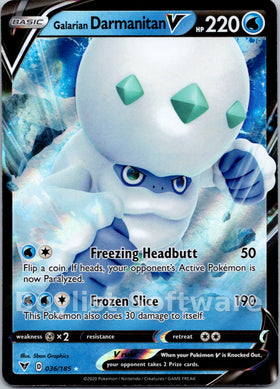Galarian Darmanitan V [036/185] [Vivid Voltage] Holofoil