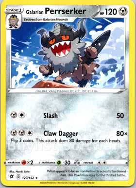 Galarian Perrserker [127/192] [Rebel Clash]