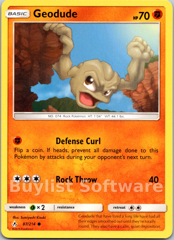 Geodude [87/214] [Unbroken Bonds]