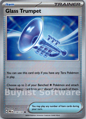 Glass Trumpet (Poke Ball Pattern) [110/131] [Prismatic Evolutions] Holofoil