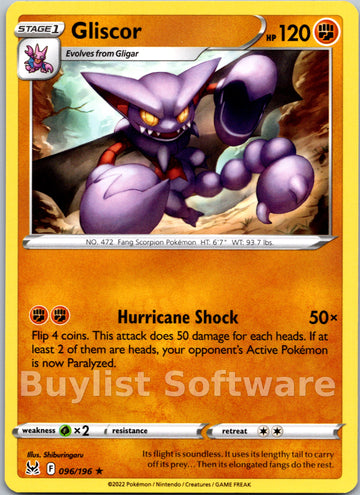 Gliscor [096/196] [Lost Origin]