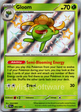 Gloom [093/091] [Paldean Fates] Holofoil