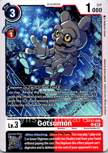 Gotsumon [BT23-048] [Hackers' Slumber]