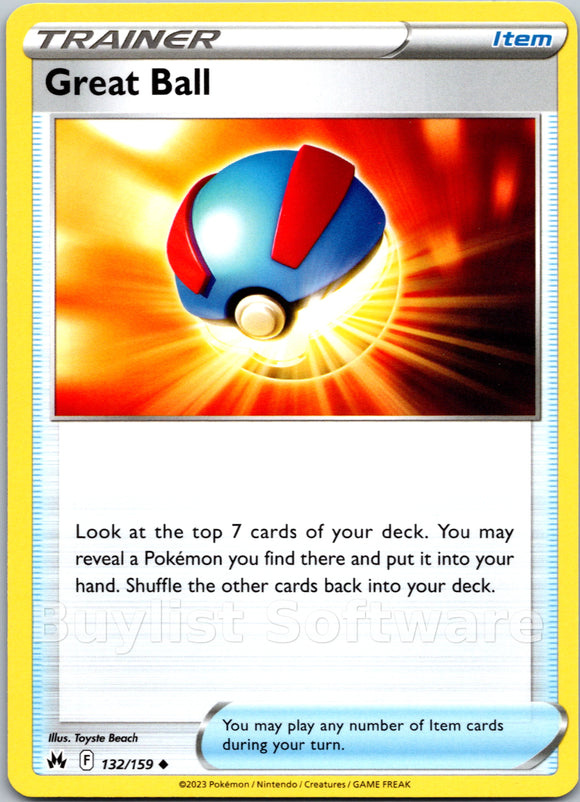 Great Ball [132/159] [Crown Zenith]