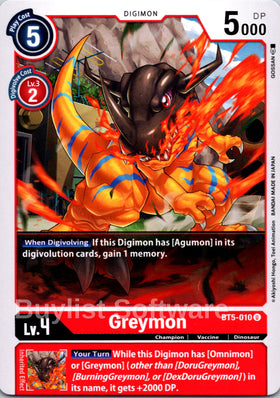 Greymon [BT5-010] [Battle of Omni]