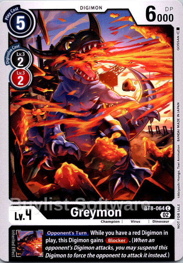 Greymon (Winner Pack Dimensional Phase) [BT8-064] [New Awakening]