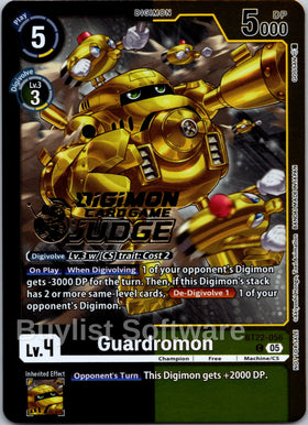 Guardromon (Judge Pack 2025 Wave 2) [BT22-056 C] [Cyber Eden] Foil