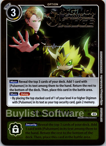 Hacker Pride (Judge Pack 6) [BT17-098] [Secret Crisis] Foil