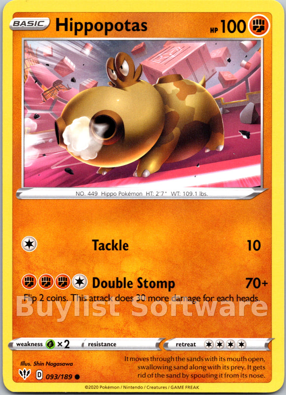 Hippopotas [093/189] [Darkness Ablaze]