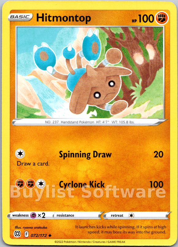 Hitmontop [072/172] [Brilliant Stars]