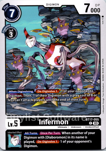 Infermon [BT17-055] [Secret Crisis]