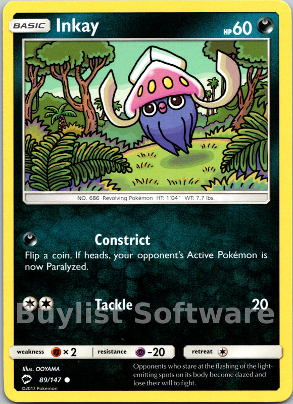 Inkay [89/147] [Burning Shadows]
