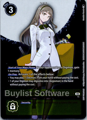 Inori Misono (Digimon Story: Time Stranger Promo Pack) [P-195 P] [Digimon Promotion Cards] Foil