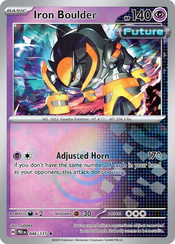 Iron Boulder (Poke Ball Pattern) [046/131] [Prismatic Evolutions] Holofoil