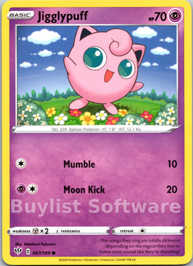 Jigglypuff [067/189] [Darkness Ablaze]