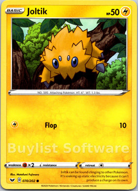 Joltik [070/202] [Sword & Shield Base Set]