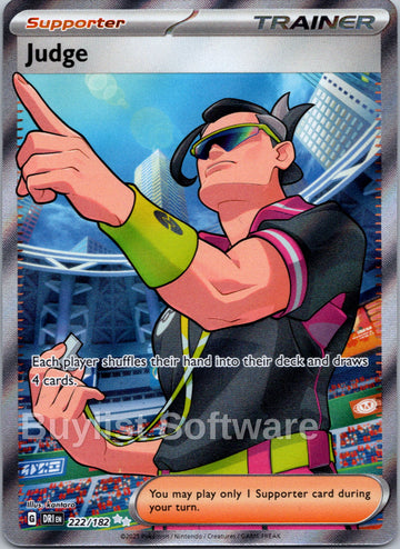 Judge [222/182] [Destined Rivals] Holofoil