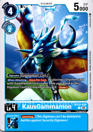 KausGammamon [BT22-020] [Cyber Eden]