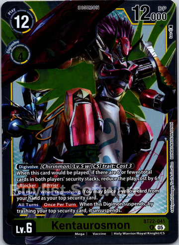 Kentaurosmon [BT22-041] [Cyber Eden] Foil