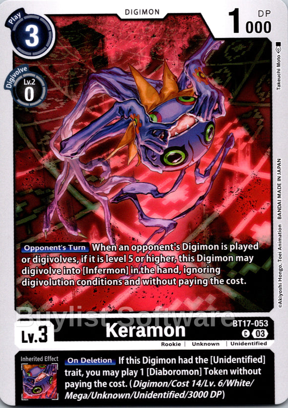 Keramon [BT17-053] [Secret Crisis]