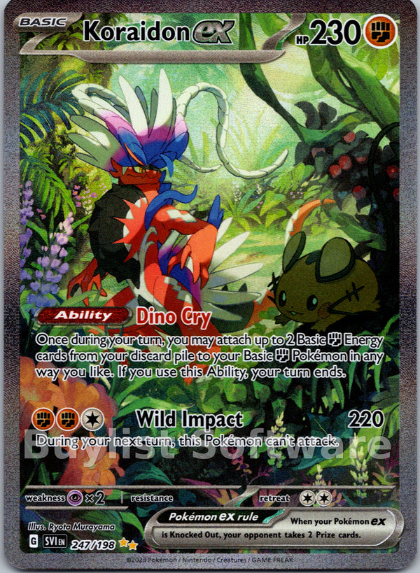 Koraidon ex [247/198] [Scarlet & Violet Base Set] Holofoil
